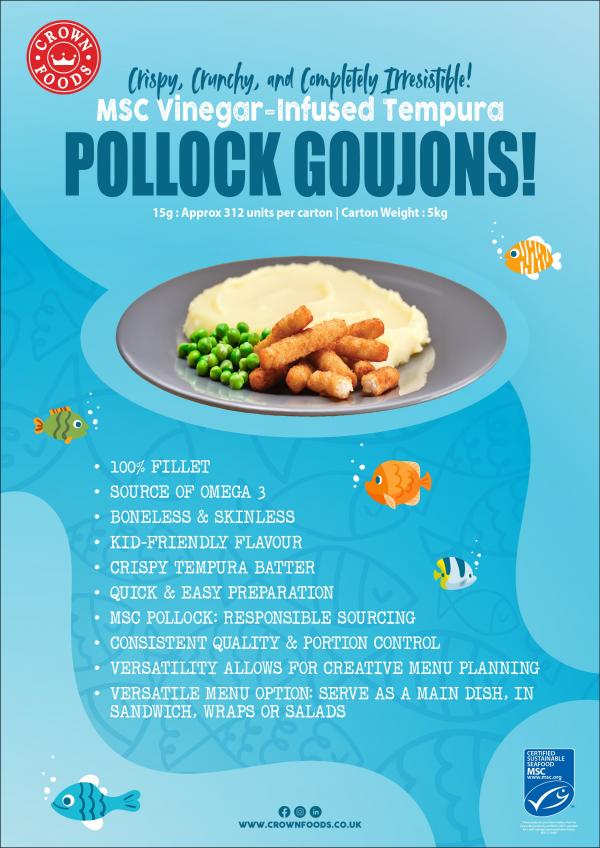 Vinegar Infused Pollock Goujons